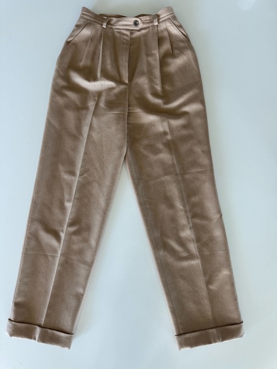 Ralph Lauren Pants - Woman’s Wool Pleated Tan Dress Pants
